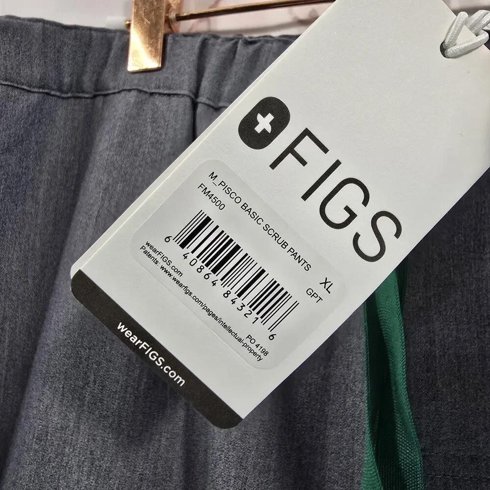 Figs Pisco Pants Mens XL Gray Green Bottom Cargo FM4500 4198 Straight Leg